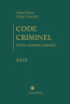 Code criminel et lois connexes annotés 2021 (Cover Image)